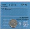 Image 1 : 1887 Five Cents - 7/7