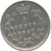 Image 2 : 1887 Five Cents - 7/7