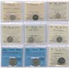 Image 1 : Canada Five Cents - ICCS Graded Lot of 14