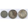 Image 1 : Canada Twenty-Five & Fifty Cents - Lot of 3