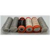 Image 1 : Twenty-Five Cent Rolls - Lot of  6