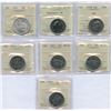 Image 2 : Canada Fifty Cents - ICCS Graded Lot of 19