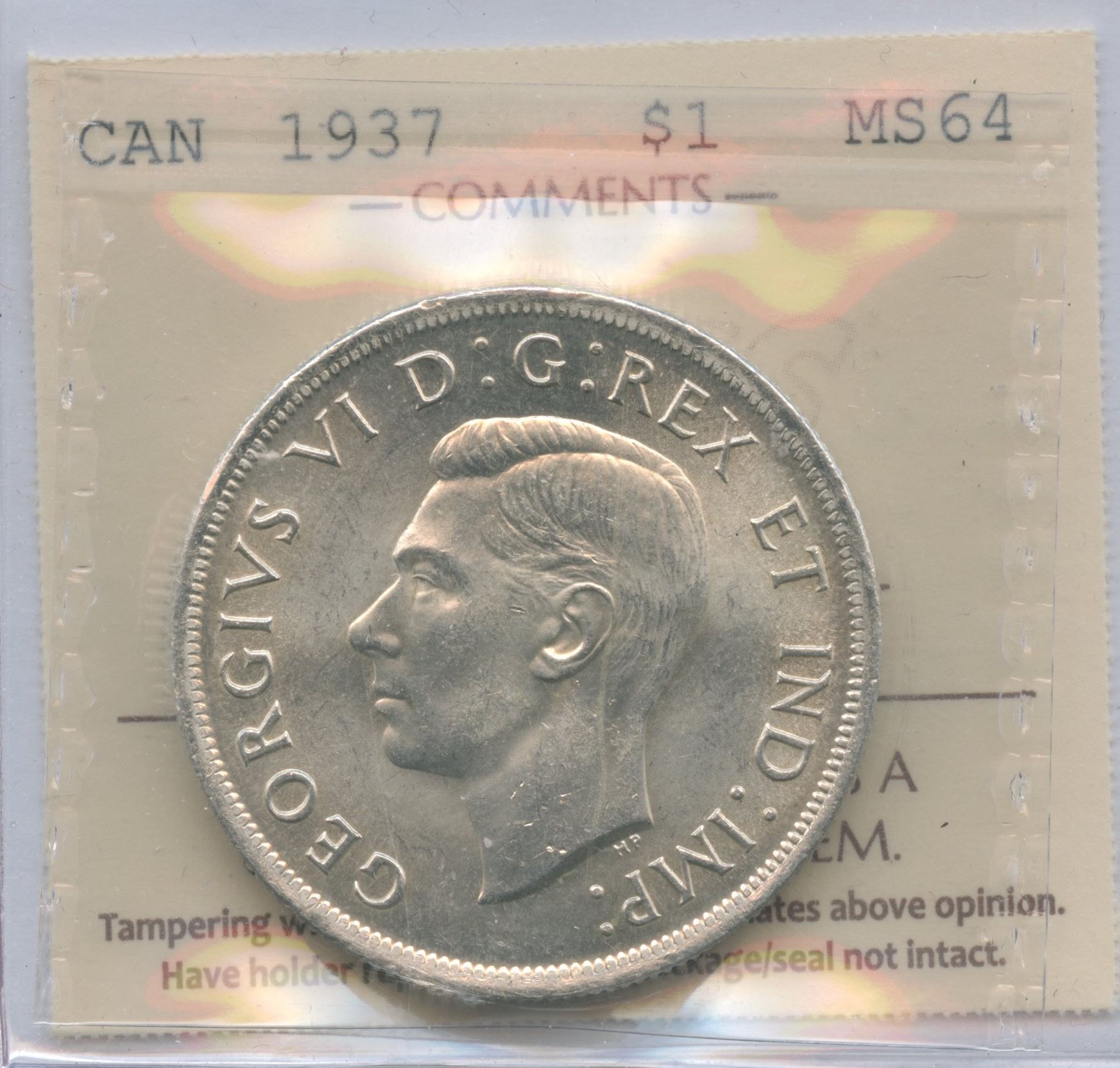 1937 Silver Note 1937 Silver Dollar