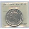 Image 1 : 1945 Silver Dollar
