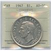 Image 1 : 1947 Silver Dollar - Blunt 7