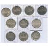 Image 1 : Canadian Silver Dollars - Lot of 10