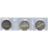Image 2 : 1949 - 1955 Silver Dollars - ICCS Graded Lot of 5
