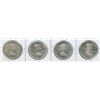 Image 2 : 4 x 1954 Silver Dollars