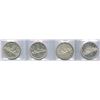 Image 2 : 1954, 1955, 1957 & 1965 Silver Dollars - Graded Lot of 4