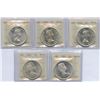 Image 1 : Canadian Silver Dollars - ICCS Graded Lot of 5