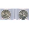 Image 3 : Canadian Silver Dollars - ICCS Graded Lot of 5