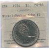 Image 1 : 1974 Nickel Dollar - Double Yoke #2