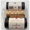 Image 1 : $1 Loonie Roll Lot of  3