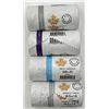 Image 1 : $1 Loonie Roll Lot  of 4
