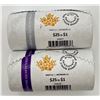Image 1 : $1 Loonie Roll Lot  of 2