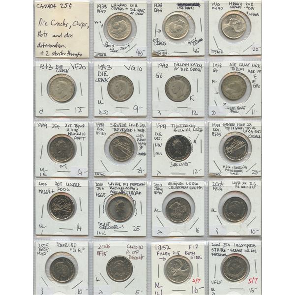 Canada 25cent Errors