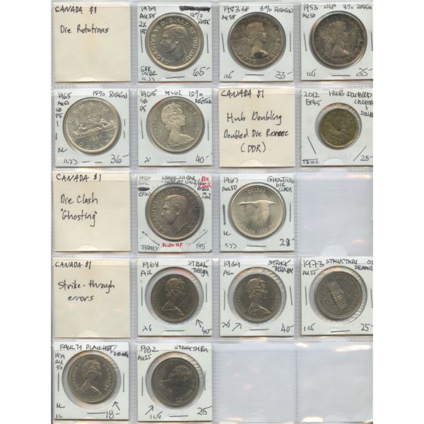 Canada $1 Errors