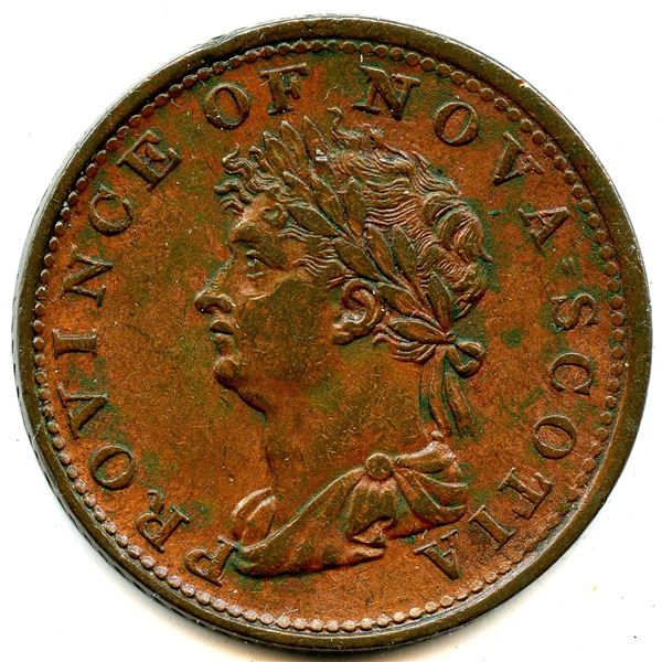 Nova Scotia Half Penny Tokens - Lot of 7