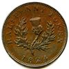 Image 2 : 1824 Half Penny Nova Scotia Token.