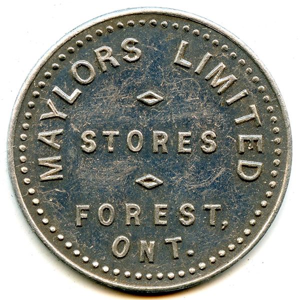 Ontario Merchant Tokens - Lot of 10