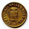 Image 1 : Semi Centennial Dairy Tokens - Lot of 2