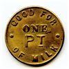 Image 2 : Semi Centennial Dairy Tokens - Lot of 2