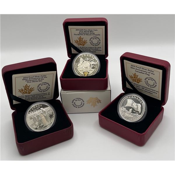 2014 & 2015 Silver Dollar Trio