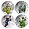 Image 2 : 2016 National Hereos $15 Fine Silver Set of Four