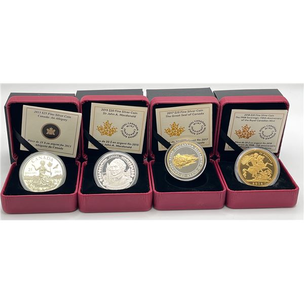 Royal Canadian Mint - Lot of 4 Coins