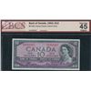 Image 1 : Bank of Canada $10, 1954 - Devil's Face