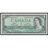 Image 1 : Bank of Canada $1, 1954 - Replacement