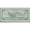 Image 2 : Bank of Canada $1, 1954 - Replacement