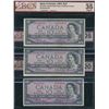 Image 2 : Bank of Canada $10, 1954 - Lot of 3