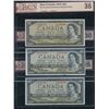 Image 2 : Bank of Canada $20, 1954 - Lot of 3
