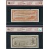 Image 2 : Bank of Canada $50 & $100, 1954 Pair