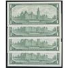 Image 2 : Bank of Canada $1, 1967 - Lot of 4 Consecutive Replacements