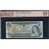 Image 1 : Bank of Canada $1, 1973 - Changeover