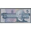Image 2 : Bank of Canada $5, 1986 - HNA Replacement