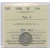 Image 1 : 1884 Five Cents - Far 4