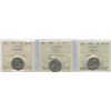 Image 1 : 1925 & 1926 Five Cents - ICCS Graded Lot of 3