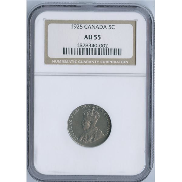 1925 Five Cents - Key Date