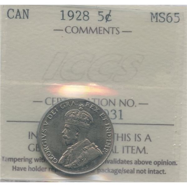 1928 Five Cents