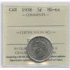 Image 1 : 1938 Five Cents