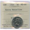 Image 1 : 1964 Five Cents - Extra Waterline