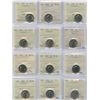 Image 1 : Canadian Five Cents - ICCS Graded Lot of 48