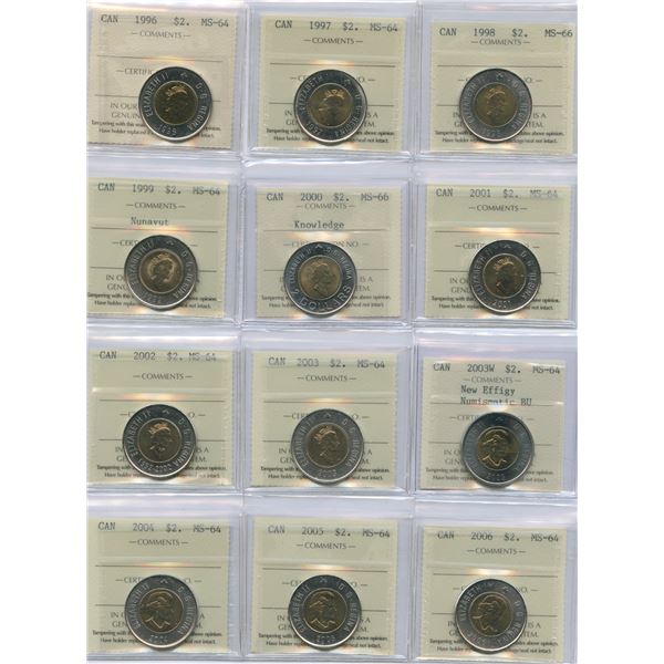 Terrific Toonie Lot - All ICCS Graded - Part 1
