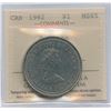 Image 1 : 1982 Constitution Nickel Dollar - Rare Coinage Strike - Top Pop Error