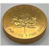 Image 1 : RCM Gold Maple Leaf Paper Weight & Token