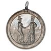 Image 2 : Rare Indian Treaty No. 3 Silver Medal, 1873