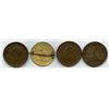 Image 2 : Large Sized Canadian Love Tokens - Lot of 4